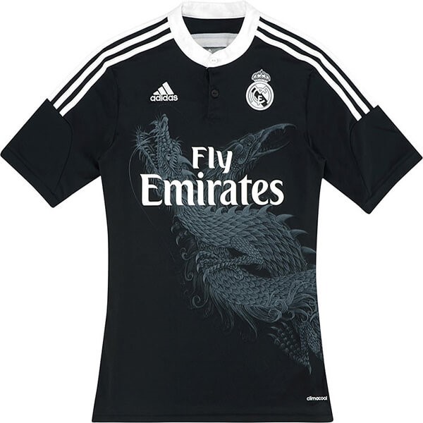 Tailandia Camiseta Real Madrid 3ª Kit Retro 2014 2015 Negro